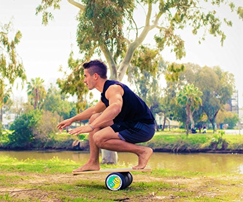 Original Training Package Balance Board with Deck, Roller, Cushion and Exercise Poster A185806