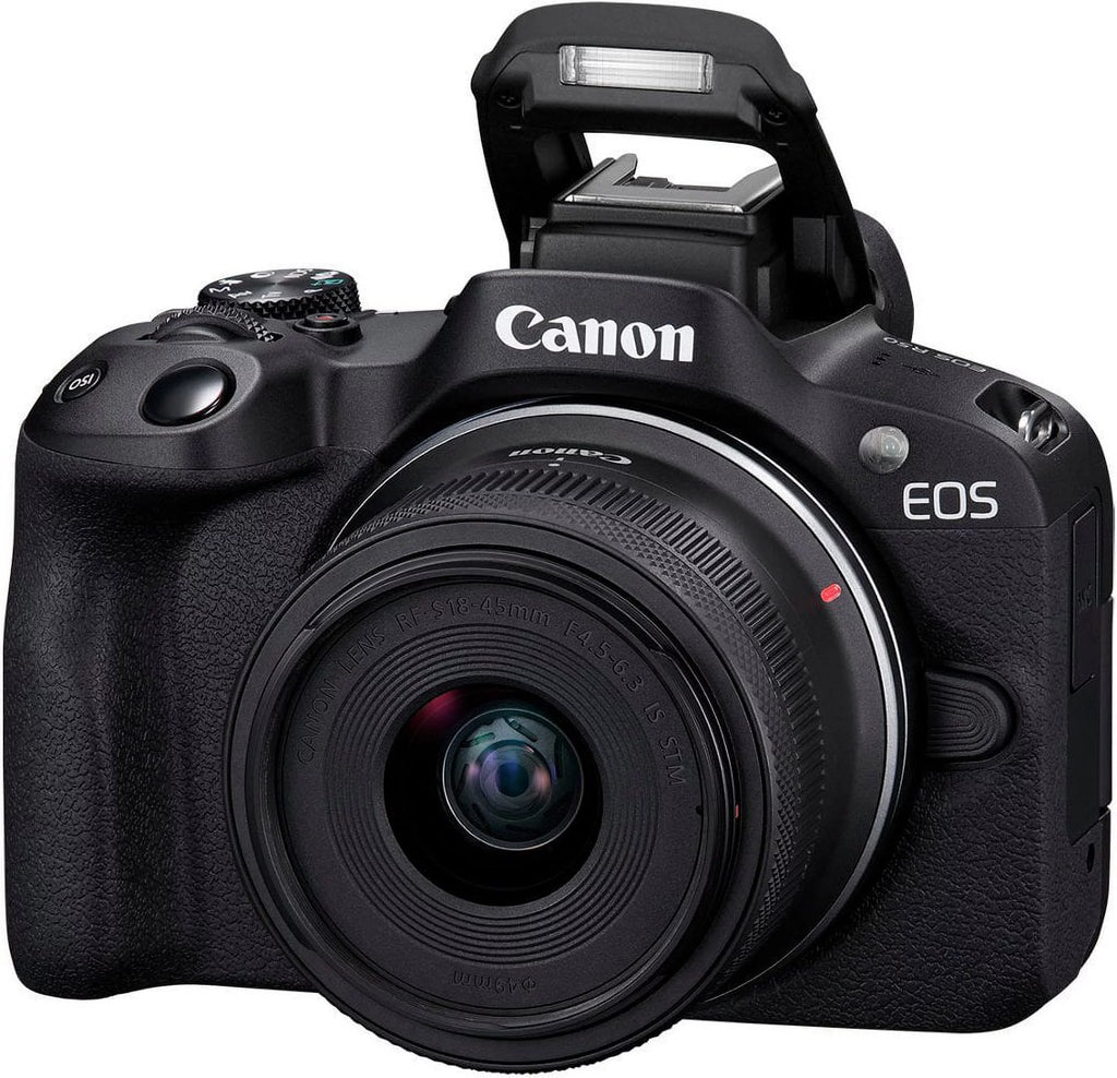 4K Video Mirrorless Camera with RF-S 18-45mm Lens and 20 Accessories G57667