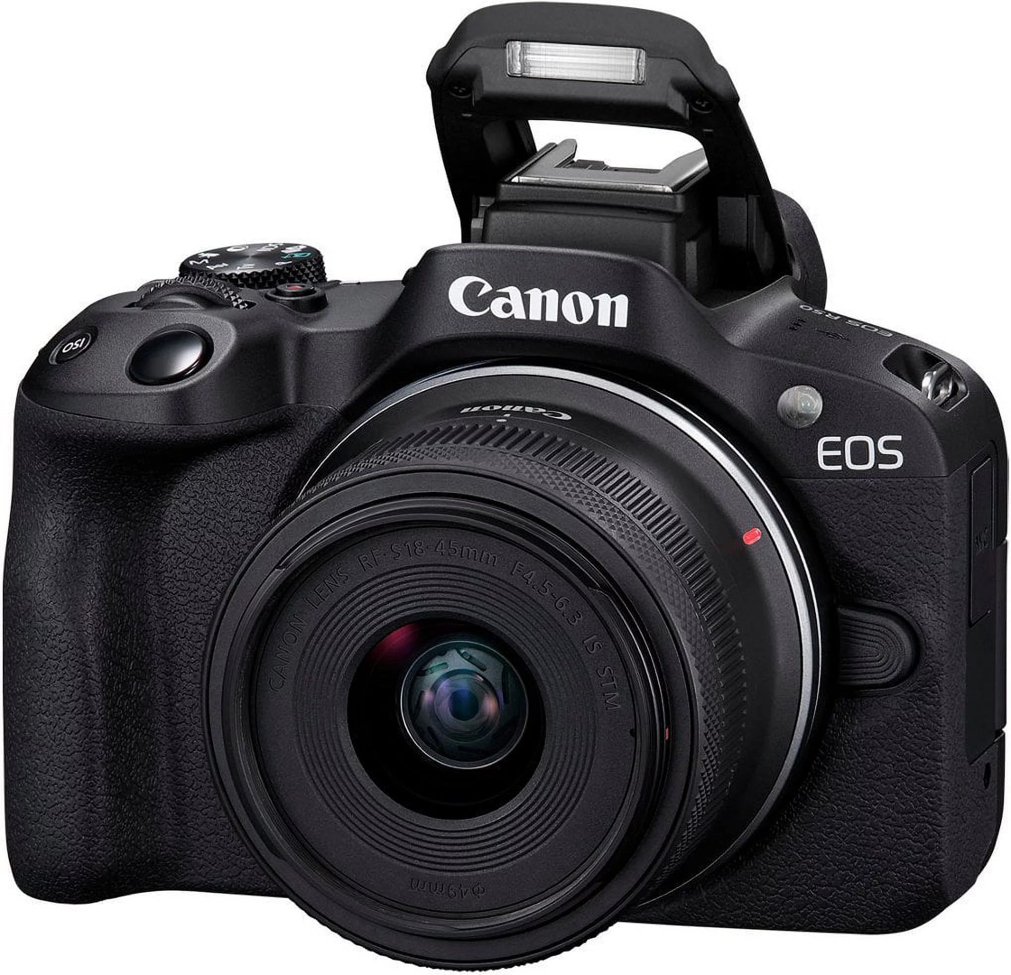 4K Video Mirrorless Camera with RF-S 18-45mm Lens and 20 Accessories G57667