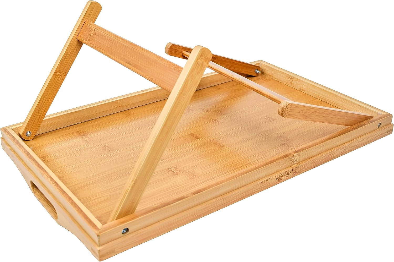 Large Organic Bamboo Folding Serving Tray D74074