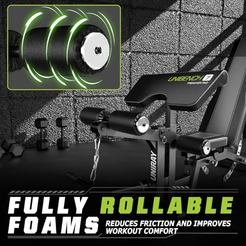 Adjustable Weight Bench with 1200 LBS Capacity P136