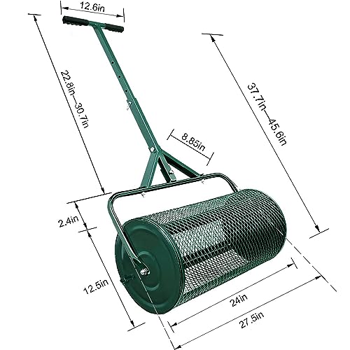 Heavy Duty Metal Mesh Push Spreader, 24" x 17" Inch U563