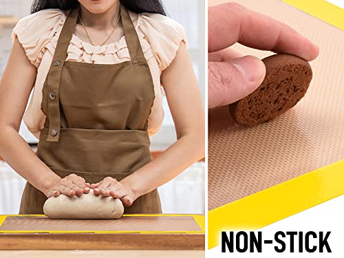 (2 Pack) Silicone Nonstick Baking Mat Q467