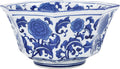 Blue and White Porcelain Bowl, 11" x 11" x 6" X475866