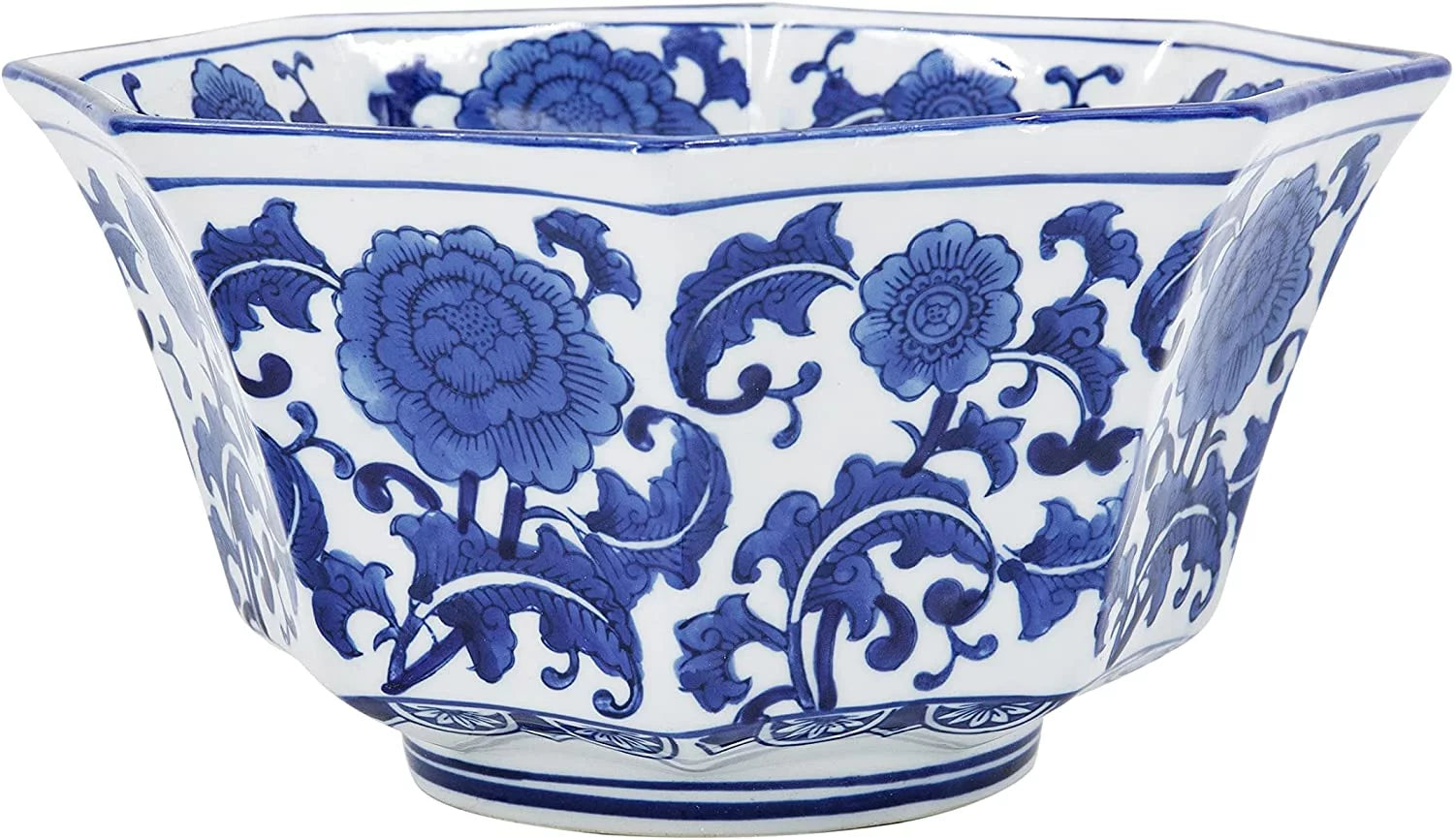 Blue and White Porcelain Bowl, 11" x 11" x 6" X475866