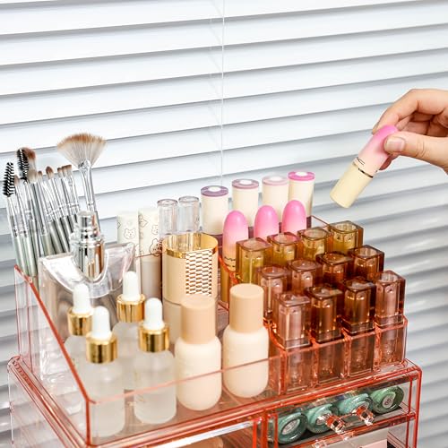 Clear Acrylic 10 Drawer Makeup Storage Organizer Y967