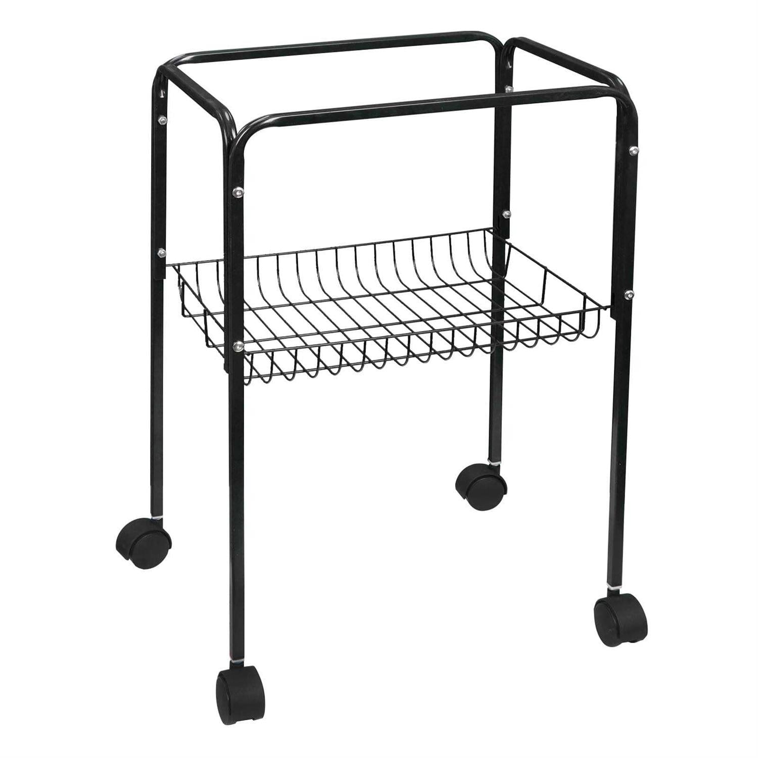 59'' Wrought Iron Bird Cage with Rolling Stand I782