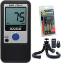 Pro-Level Radar Gun Bundle with Rapid Charger, Rechargeable Batteries, Waterproof Tripod with Bluetooth (3 Items) D958967