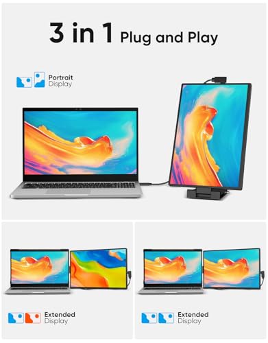 14" FHD 1200P IPS External Portable Monitor U50366