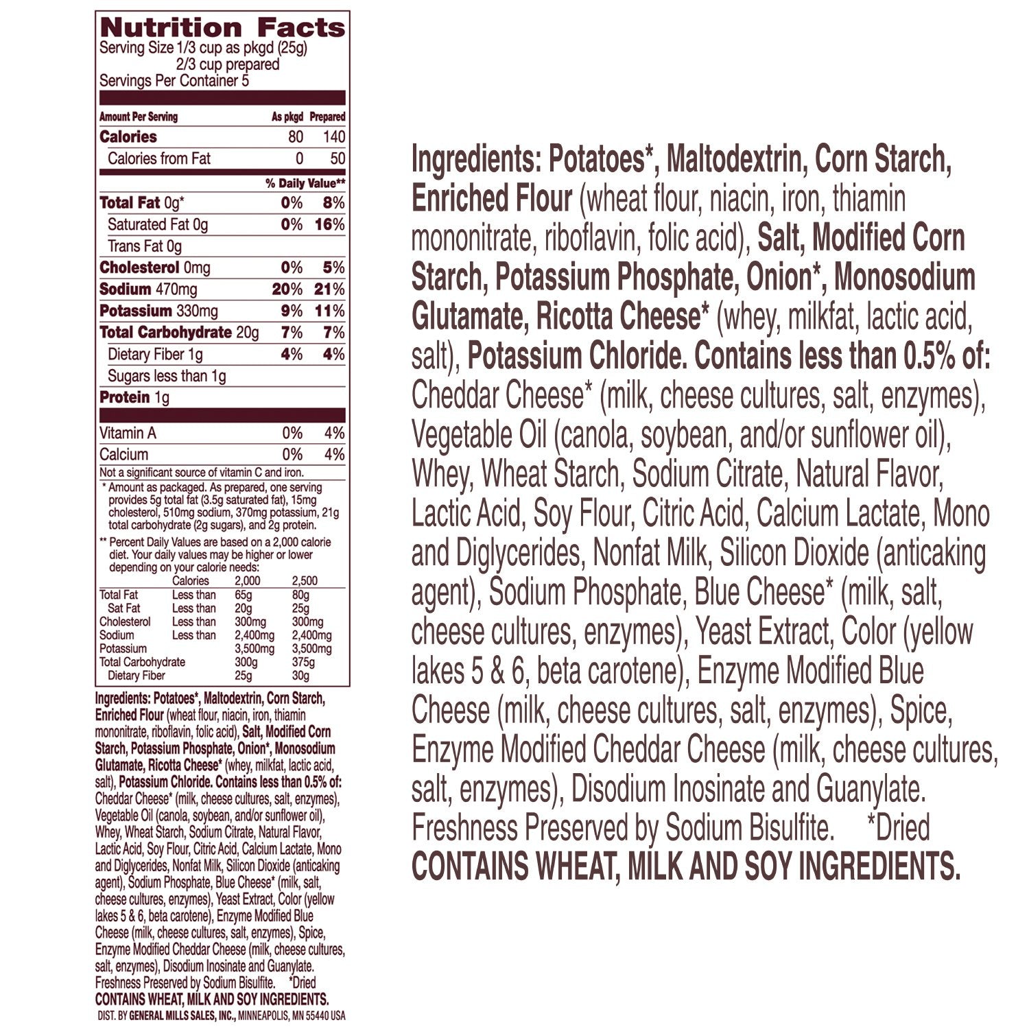 4.6 oz. (Pack of 12) Julienne Potatoes S830040