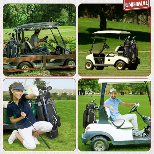 14-Way Golf Cart Bag with Full Length Divider Top and Rain Cover E783