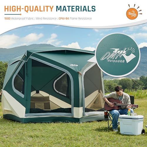 4/6/8 Person Instant Cabin Tent T120519