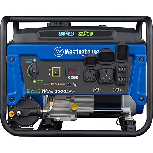 4650 Peak Watt Dual Fuel Portable Generator with Remote Electric Start T952994
