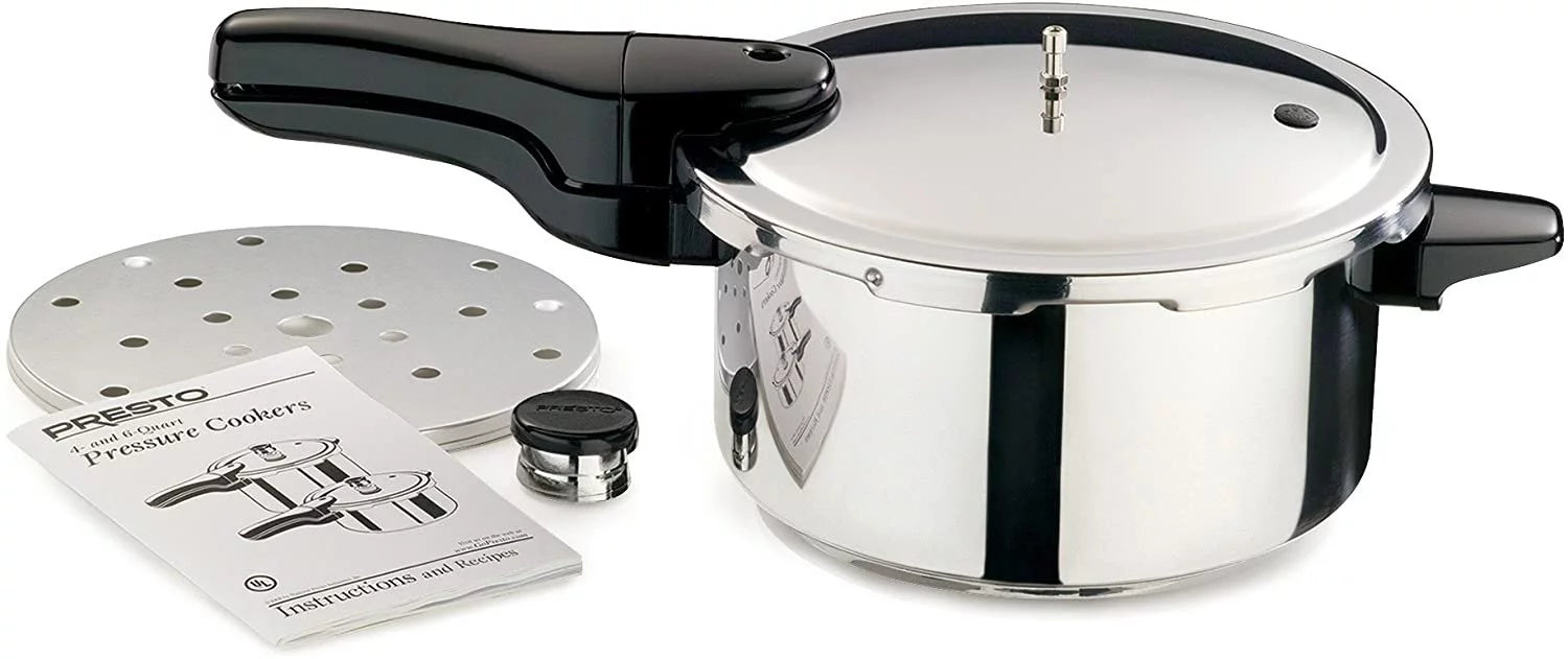 4-Quart Stainless Steel Pressure Cooker F3478