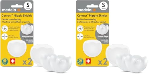 2 Count 20mm Nipple Shields with Carrying Case & Purelan Lanolin Nipple Cream W159