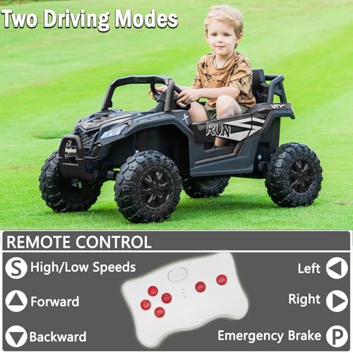 24v 4WD Ride On Truck Electric Car with Remote Control, Blue F283486