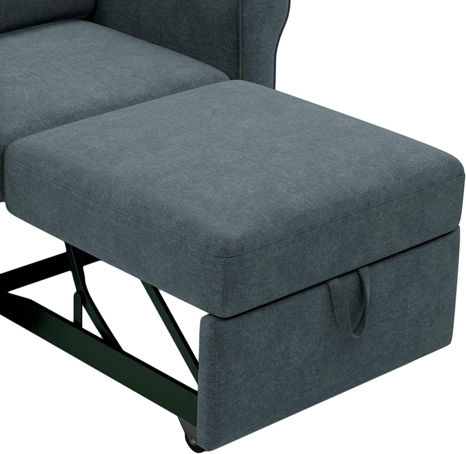 Dark Blue 3-In-1 Single Sofa Bed R758339