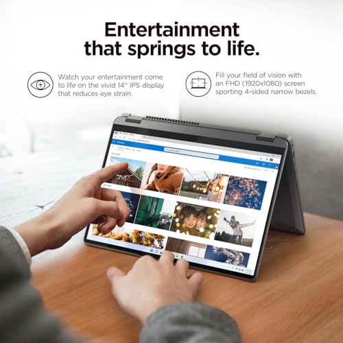14" FHD+ Touchscreen 2-in-1 Laptop, Intel Core i3, 8GB RAM, 256GB SSD, Grey O224988