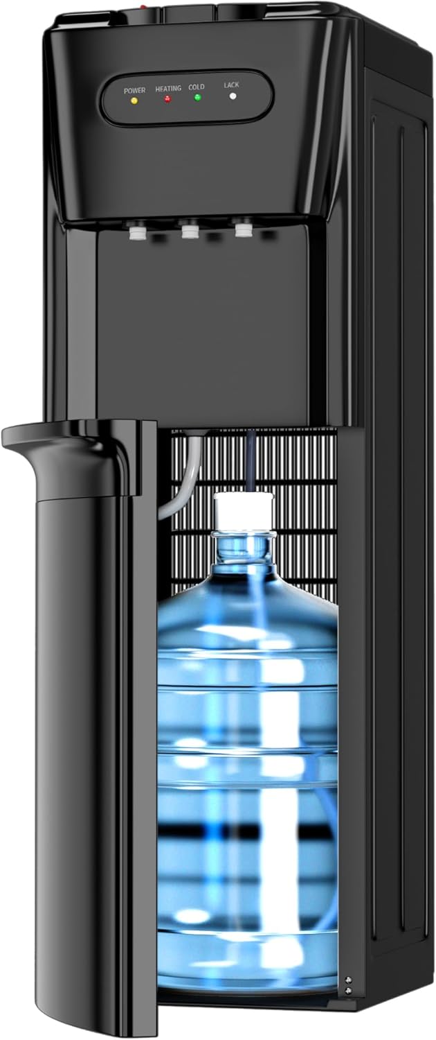 Bottom Loading Water Cooler Dispenser Hot Cold Room Temp for 3 or 5 Gallon Bottles G97803
