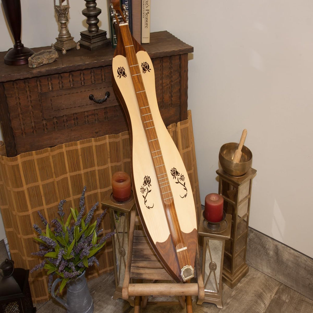 4-String Dulcimer with Rose Soundholes H7154