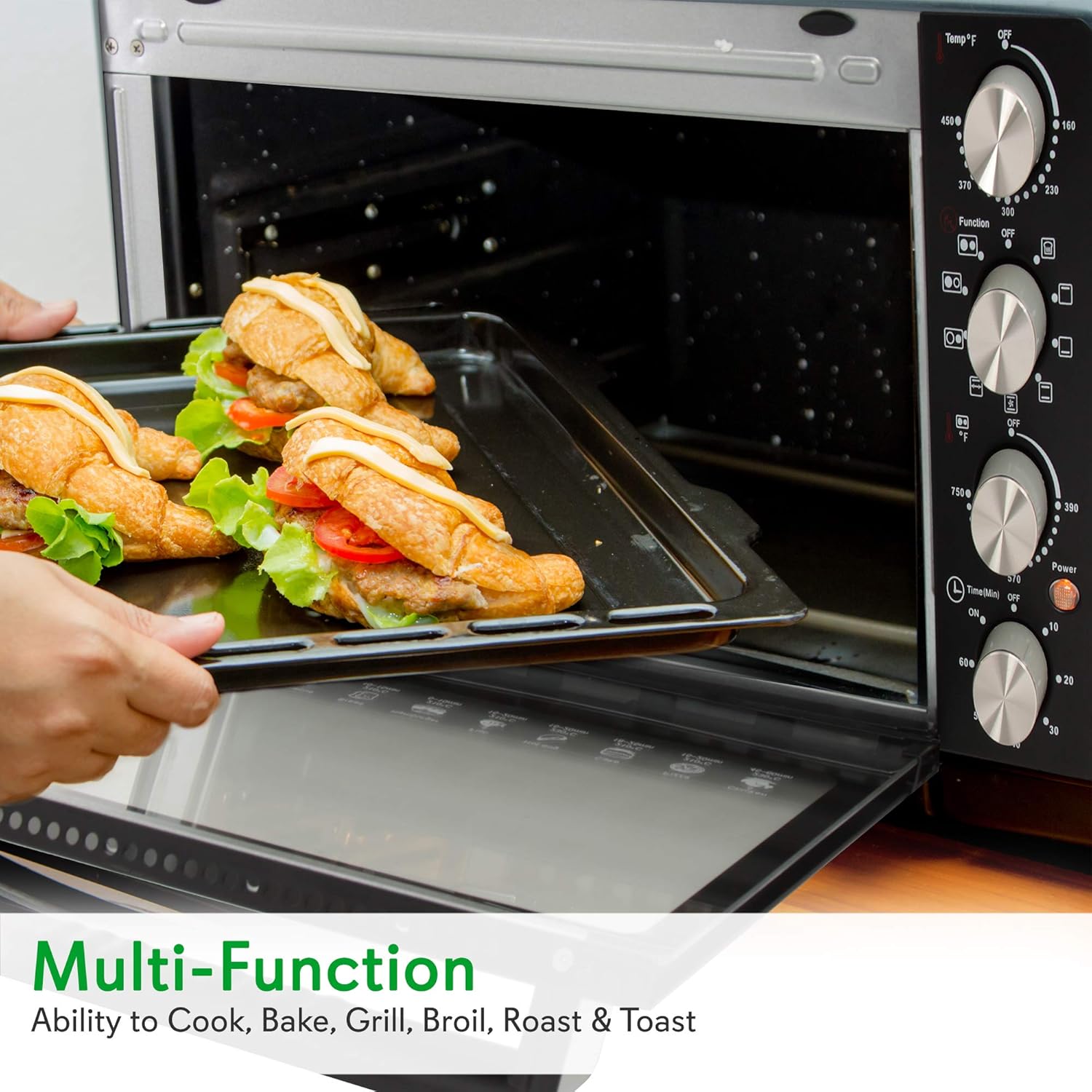 30 Quart Convection Oven with 2 Burner Cooker V38587