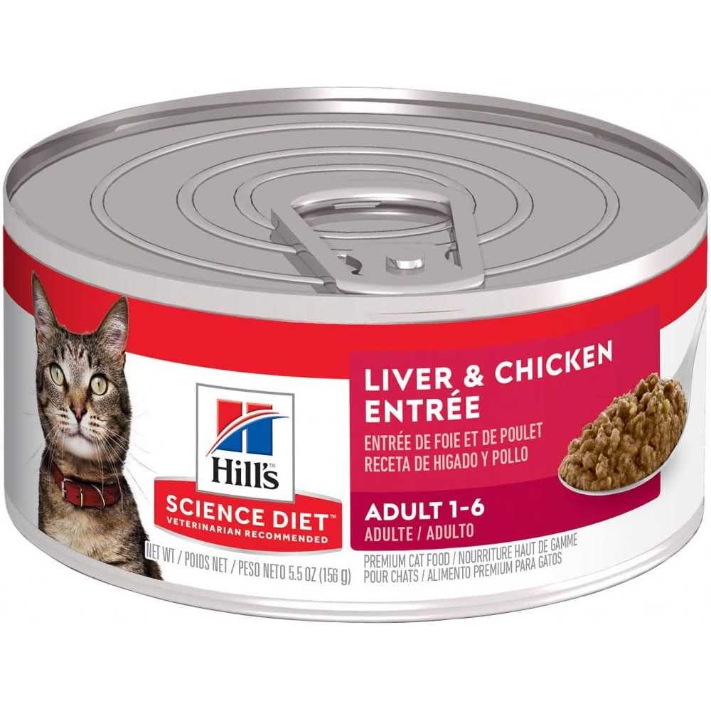 Adult Liver & Chicken Entree Canned Cat Food D3287
