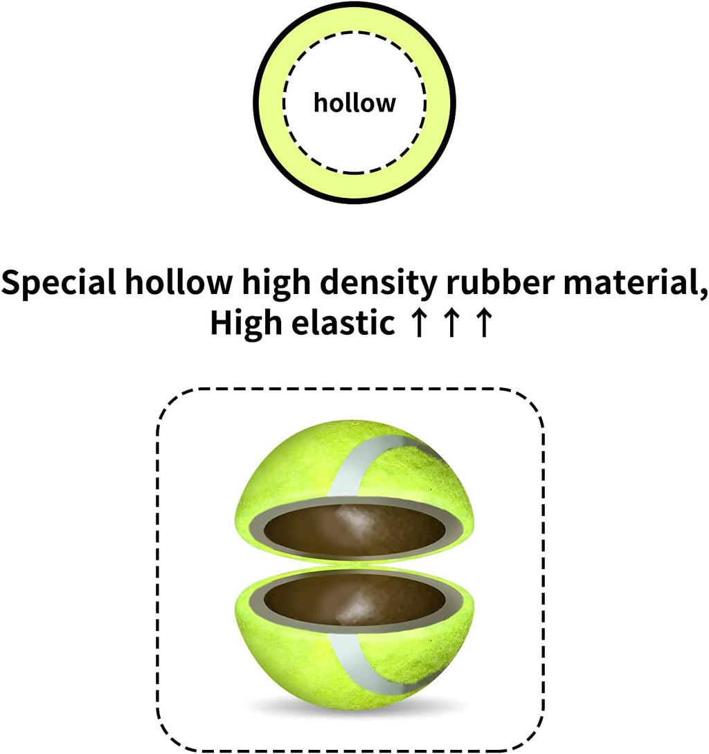 9pcs Tennis Balls Dog Ball Launcher P129910