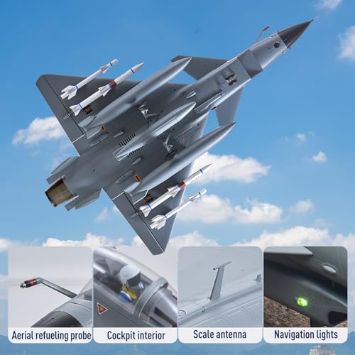 64mm EDF Fighter Jet Remote Control Plane Gray PNP T16102
