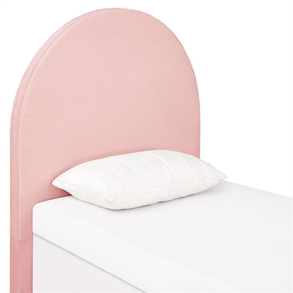 Blush Velvet Twin Headboard N89395