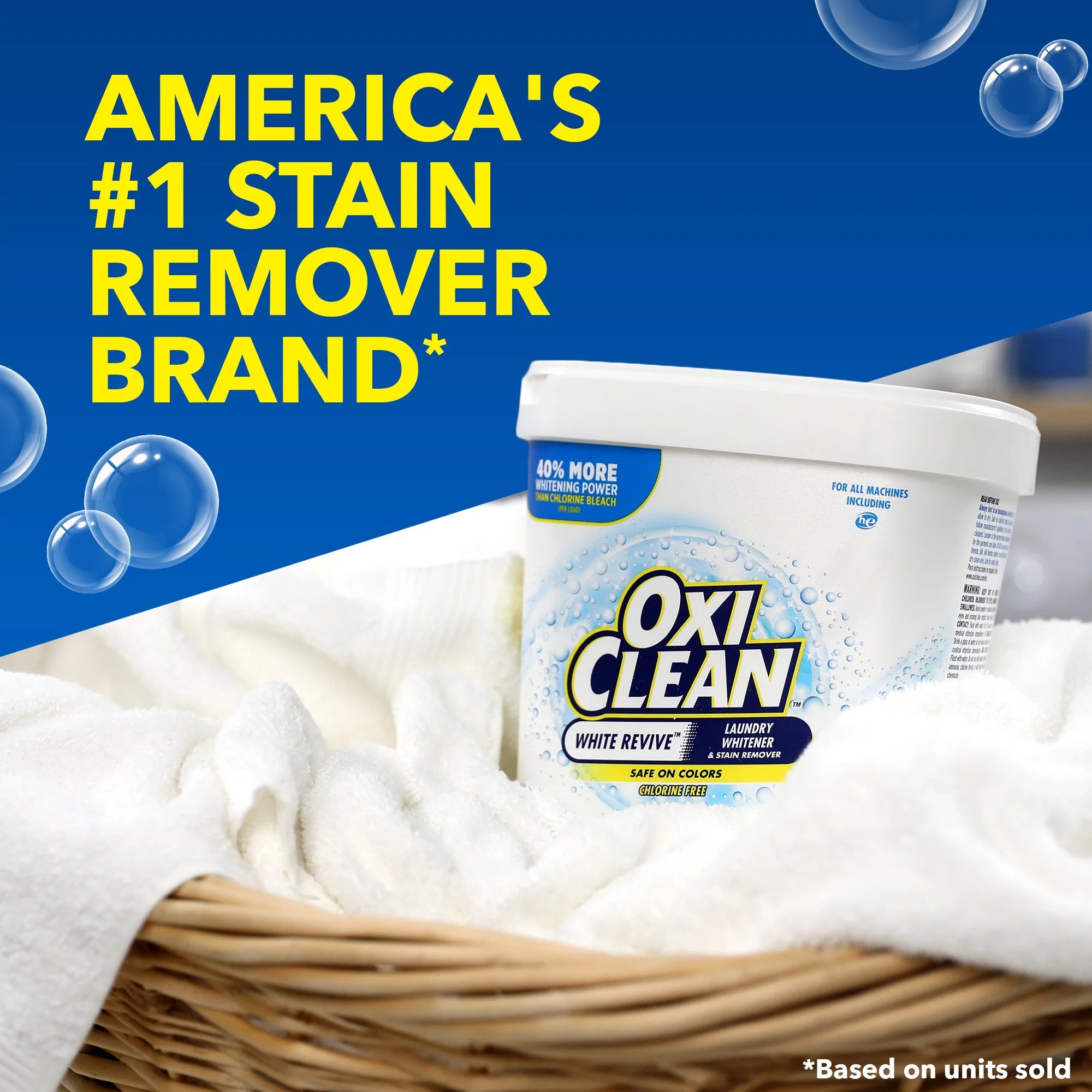 5 lb Laundry Whitener and Stain Remover Powder X526042