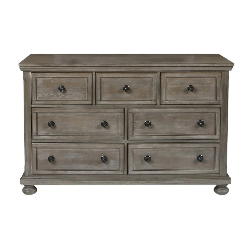 4PC Wood Twin Bedroom Set with Chest in Pewter P45575