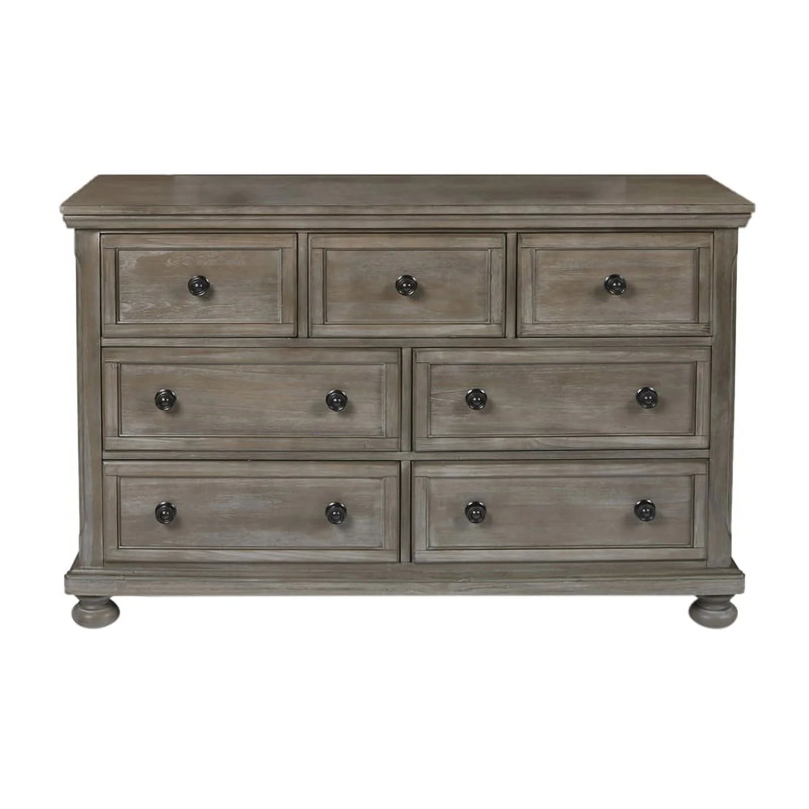 4PC Wood Twin Bedroom Set with Chest in Pewter P45575