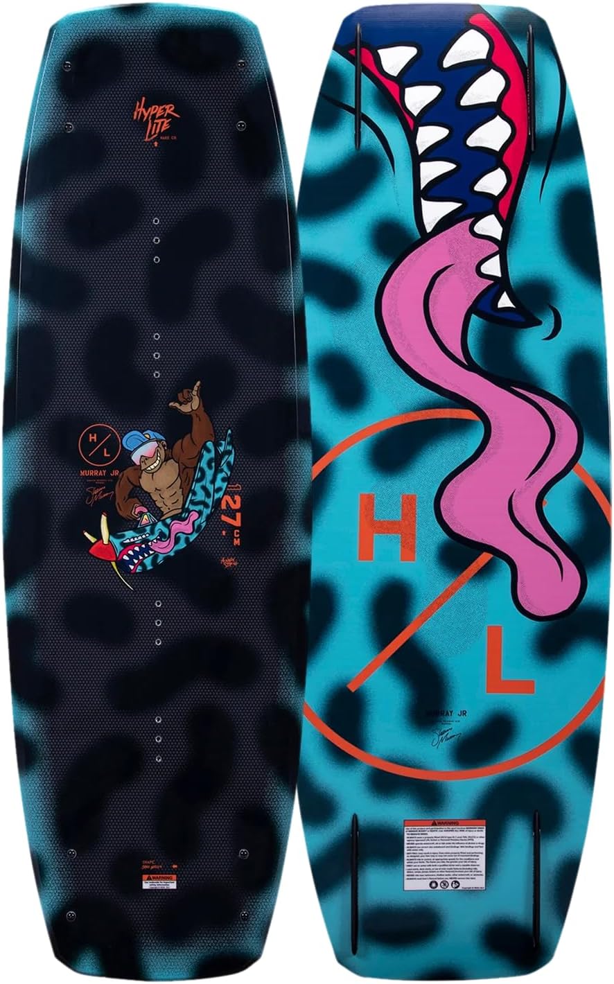Kids Wakeboard 127cm Black/Aqua J20049