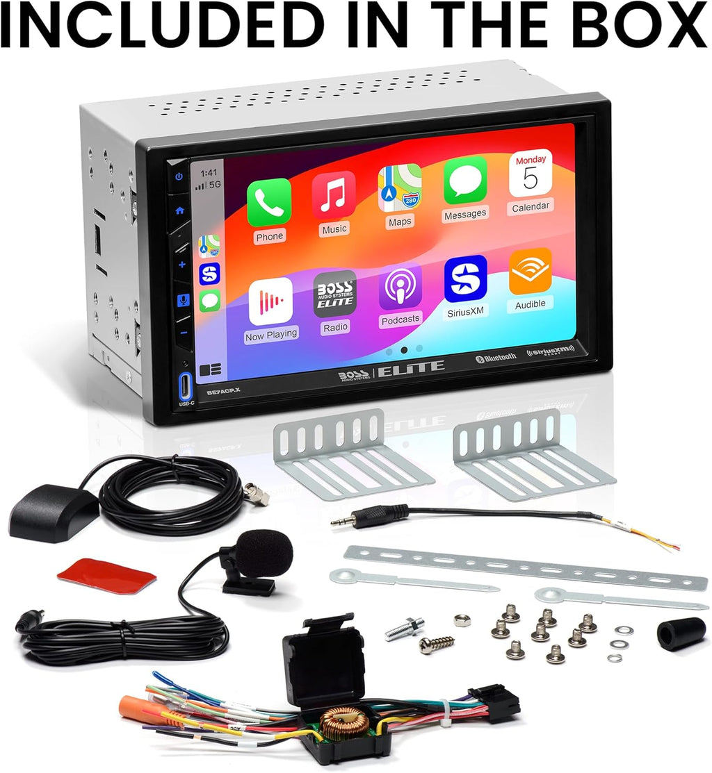 Double DIN Car Stereo with 7 Inch Touchscreen E73022