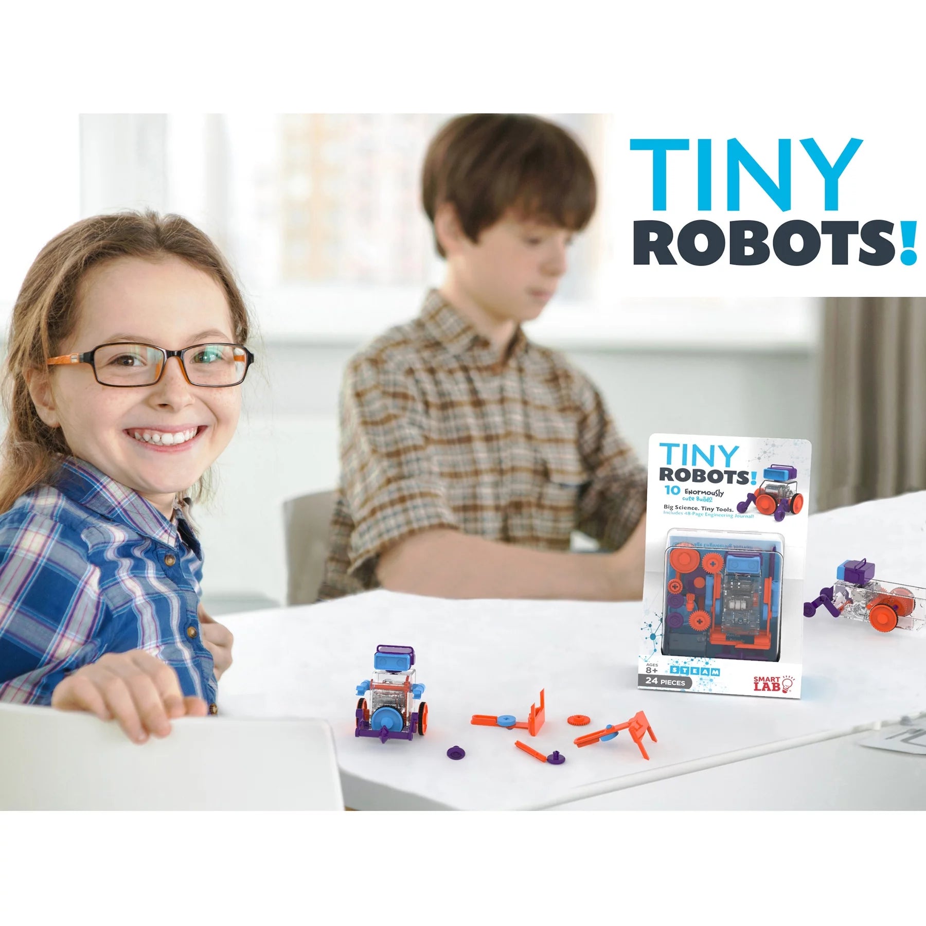 TINY Robots with 15 Motorized Builds K9515