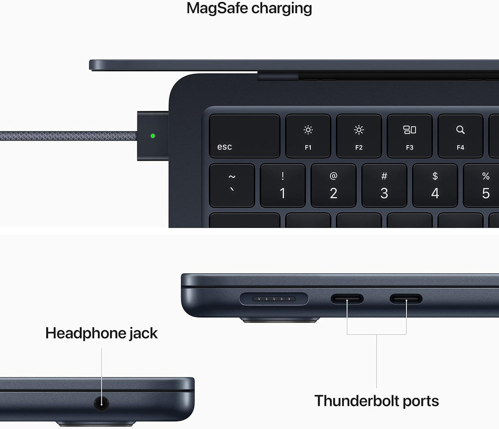 Midnight MacBook Air 13-inch with M2 Chip, 16GB RAM, 512GB SSD O3835