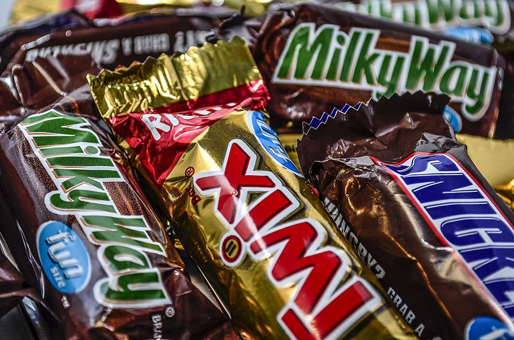 Bulk Chocolate 5.6 Lb Mini Christmas Candy Bars Variety Pack N8318
