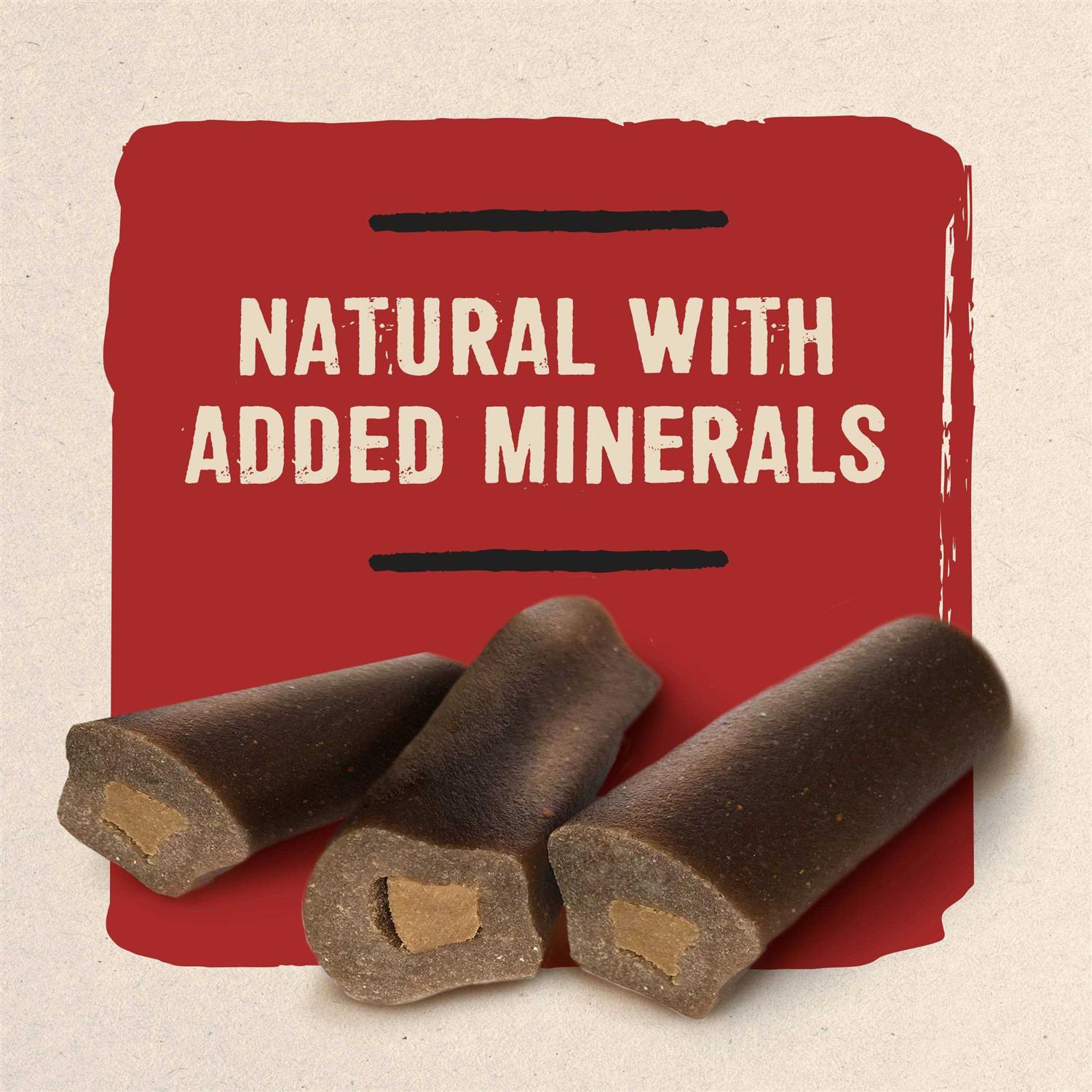 Natural Dog Treats Filled Chew With Pasture-Fed Bison Y17894