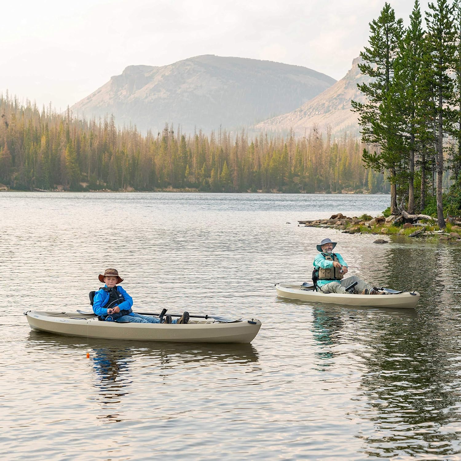 2 Pack Fishing Kayak with Paddles D80441