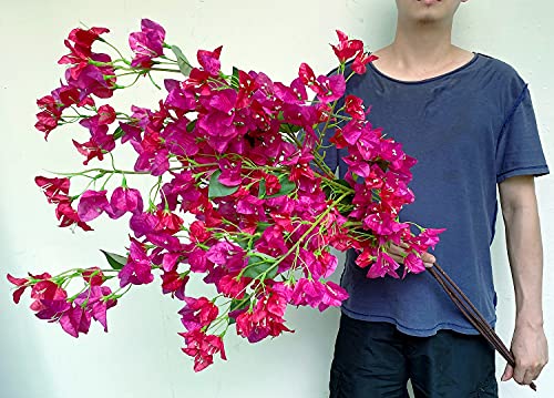 Faux Bougainvillea Branches 45" Pack of 4 U224