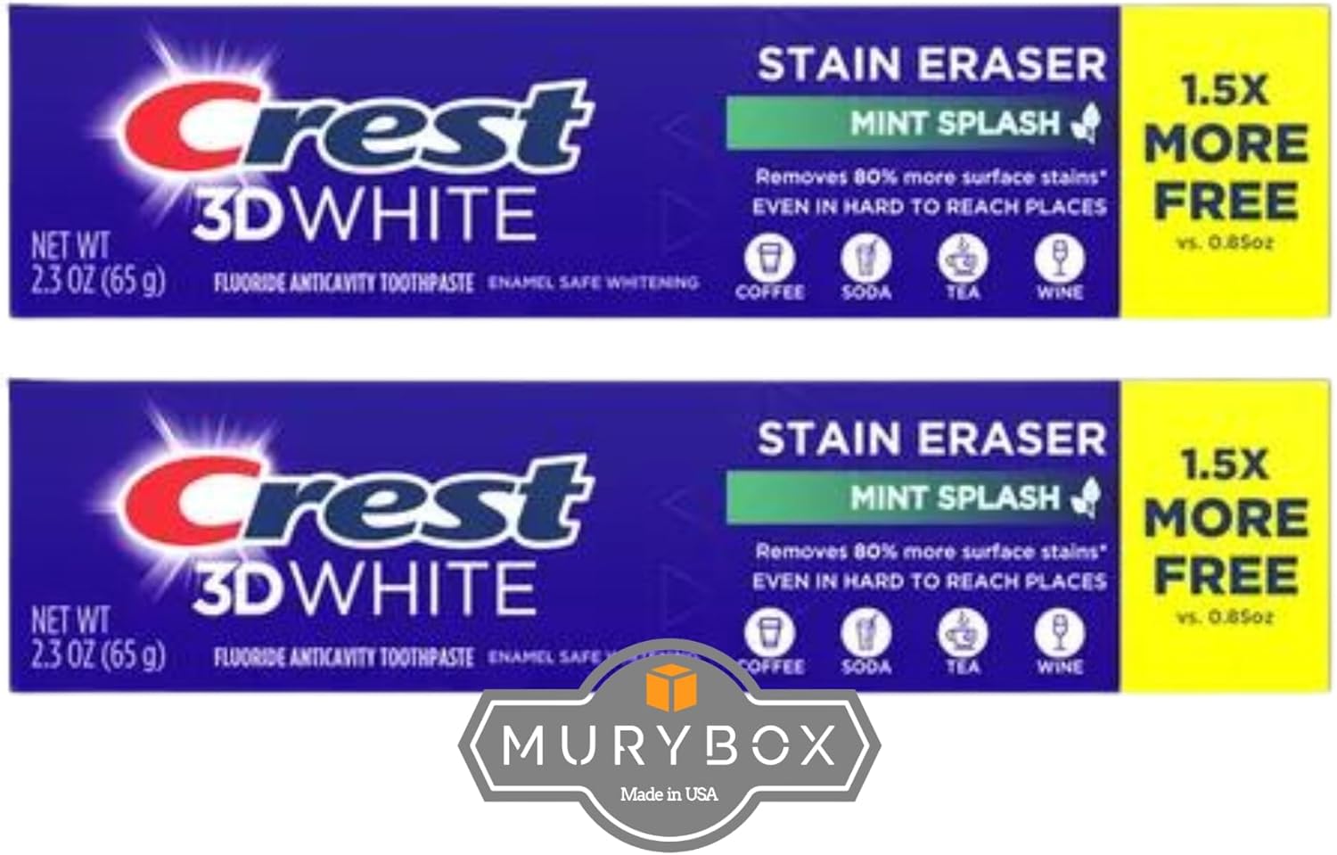 2.3 oz Fluoride Anticavity Toothpaste (Pack of 2) I5057