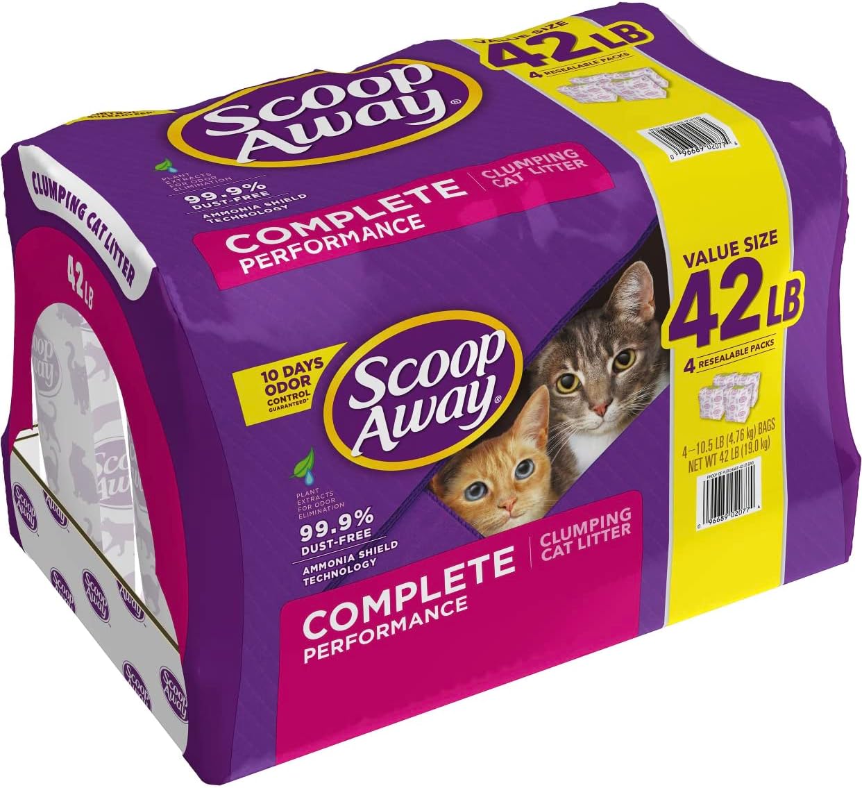Fresh Scented Clumping Clay Cat Litter, 42 lb V8587