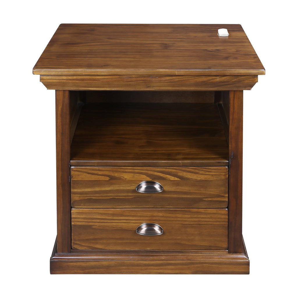 Nightstand with Concealed Compartment C9608