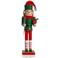 Red and Green Wooden Nutcracker 15" C971827