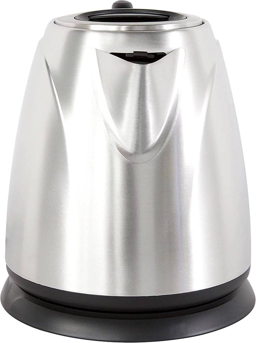 Cordless Compact Electric Kettle in Brushed Stainless Steel, 1-Liter, Silver X468516