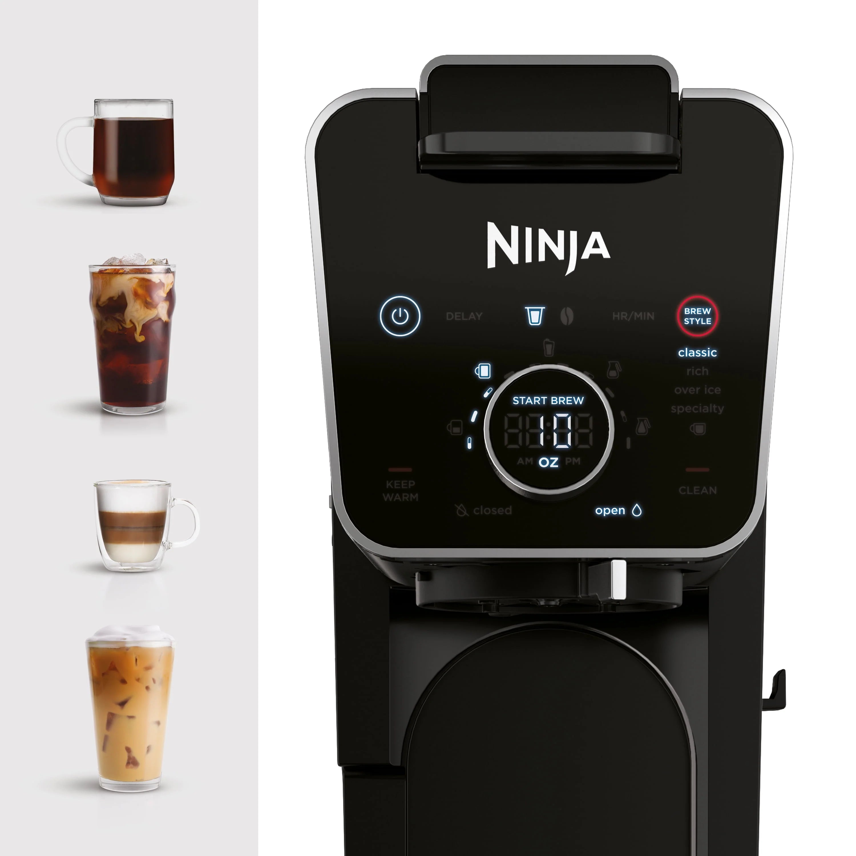 12-Cup Drip Coffee Maker with Glass Carafe V586208