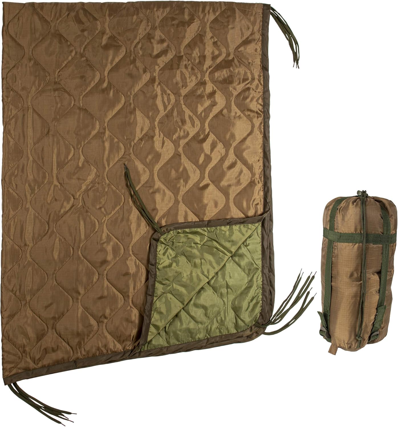 Military Thermal Insulated Camping Blanket Poncho Liner G5344
