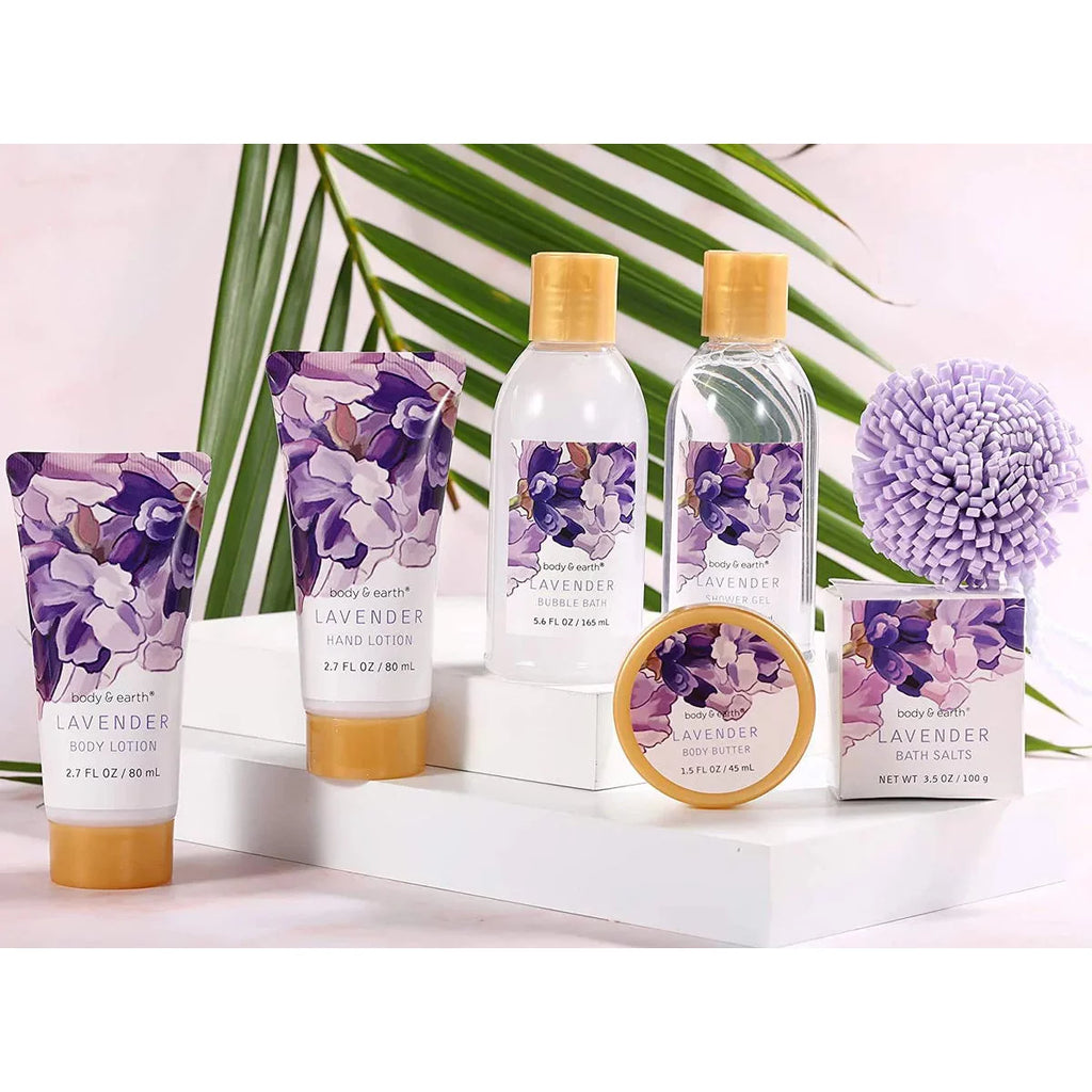 11 Pcs Lavender Bath Gift Sets W31194