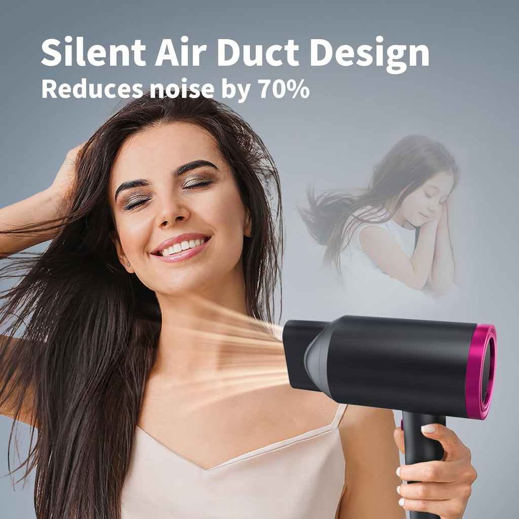1800 Watt Ionic Hair Dryer with Diffuser and Nozzle G53037