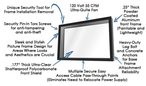 42-50" Indoor TV Enclosure G185